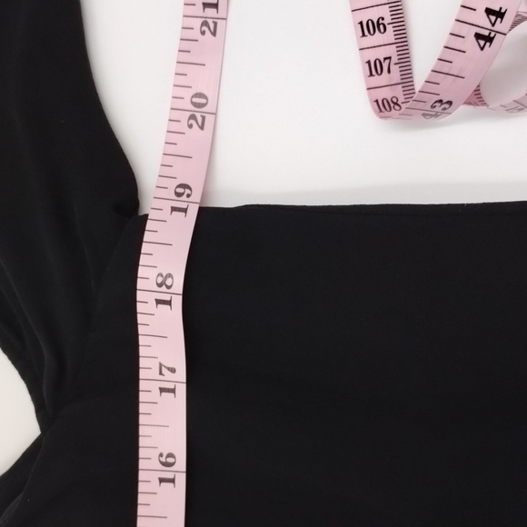 Parker silk black dress lightweight LBD size small sheer with lining - Picture 7 of 10